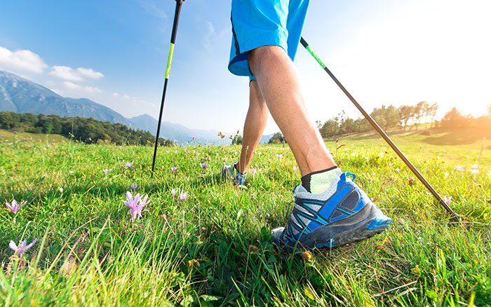 ALFA-Technik: Die grundlegende Körperhaltung beim Nordic Walking